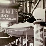 Timeless Street Scene – Barber Shop, Chatham Square, Chinatown (1956)