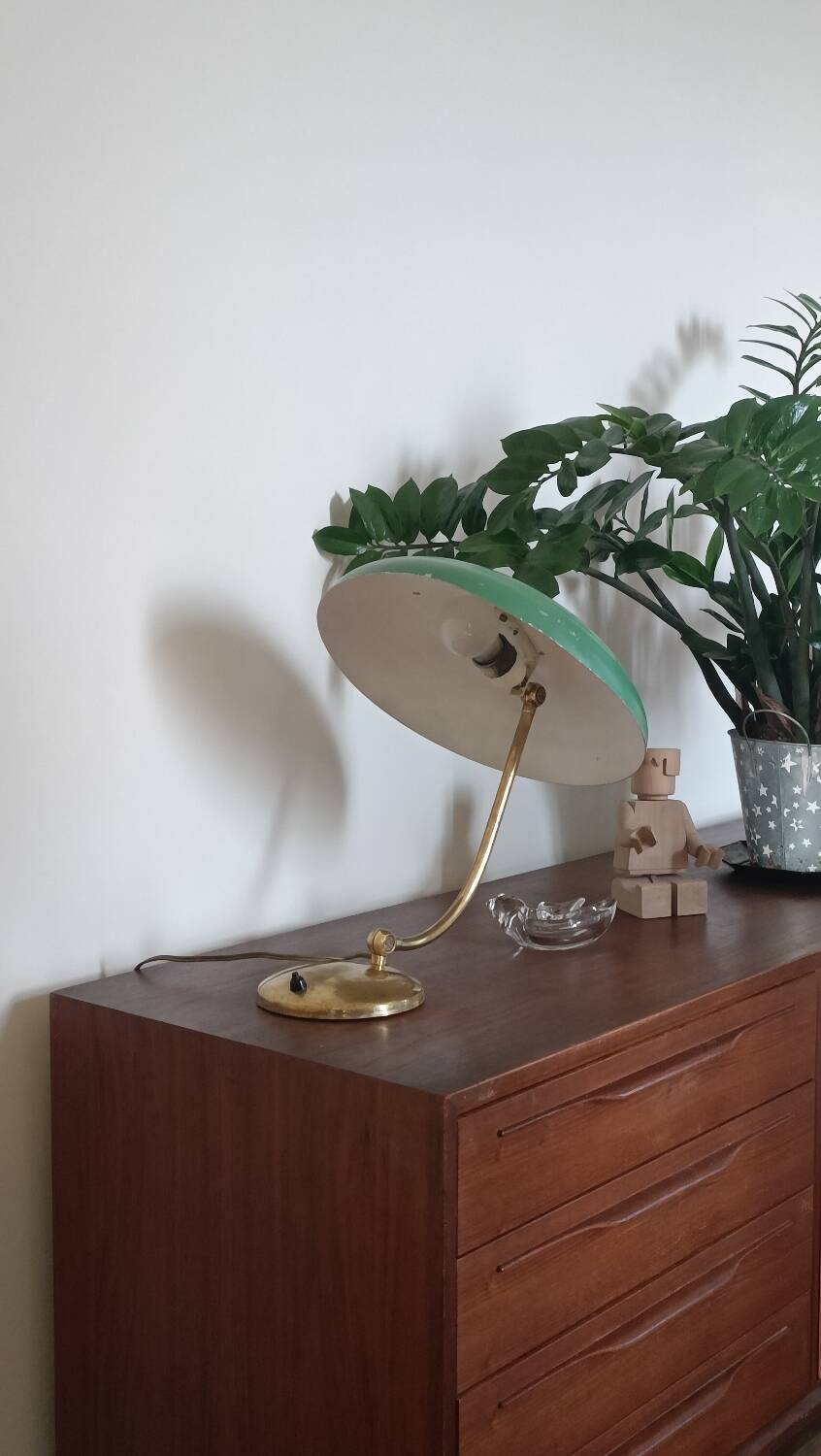 Large 1950 Stilnovo style lamp