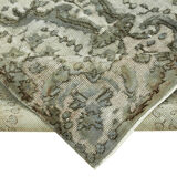 Tapis turc antique des années 1970 noué à la main, gris, 168x280cm
