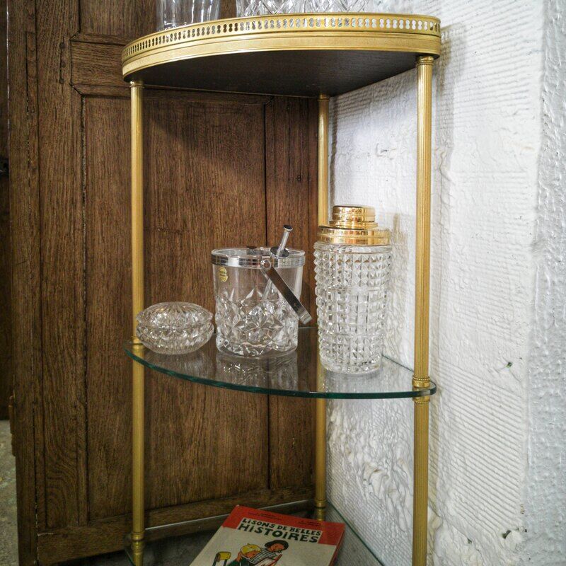 Vintage corner shelf