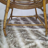 Berceau en rotin vintage