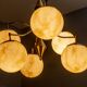 Vintage Marbled Glass Chandelier, 1960s–1980s, Czechoslovakia