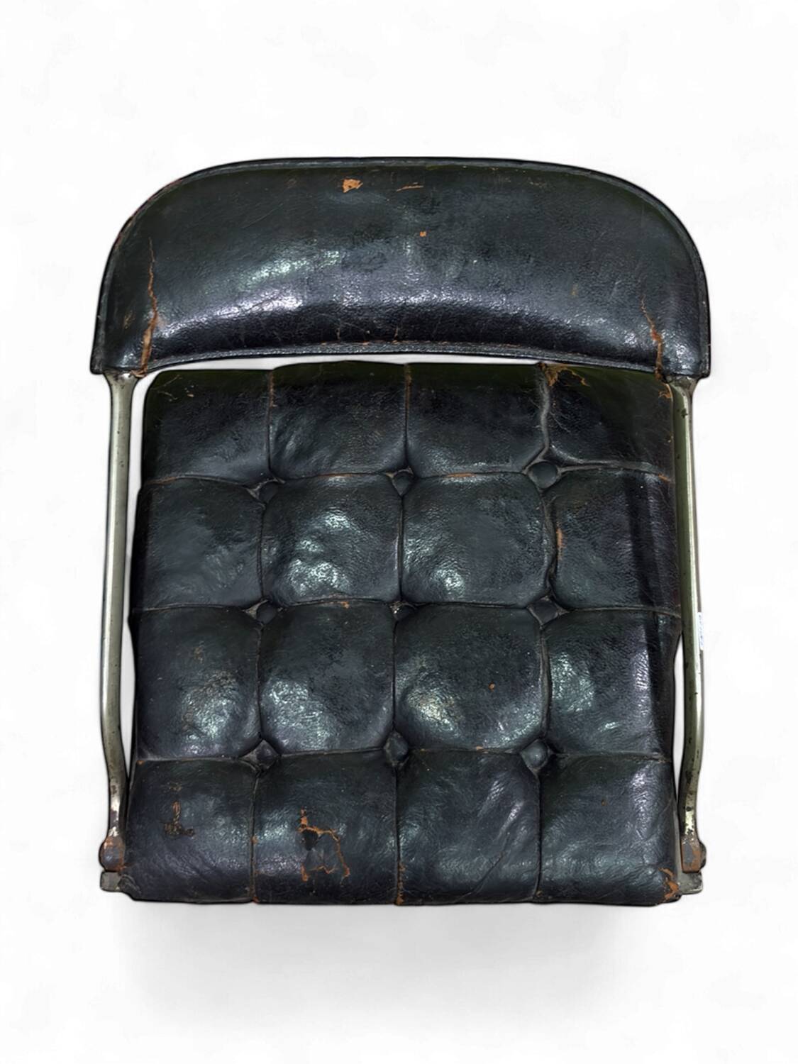 Chaise pliante vintage style industriel vers 1960