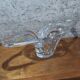 Spectacular centrepiece crystal bowl from Vannes, signed.