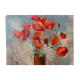 Table "Bouquet of poppies" HST/C signed CAROZZIE