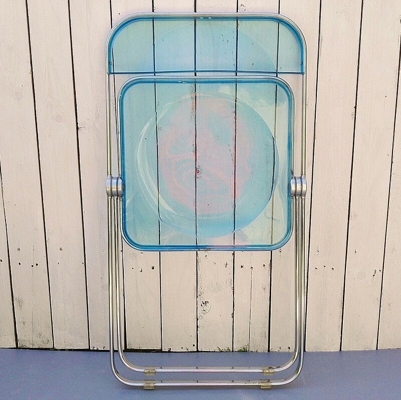 Set of three chairs Plia, Giancarlo Piretti, 70's