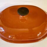 Le Creuzet enameled cast iron casserole dish