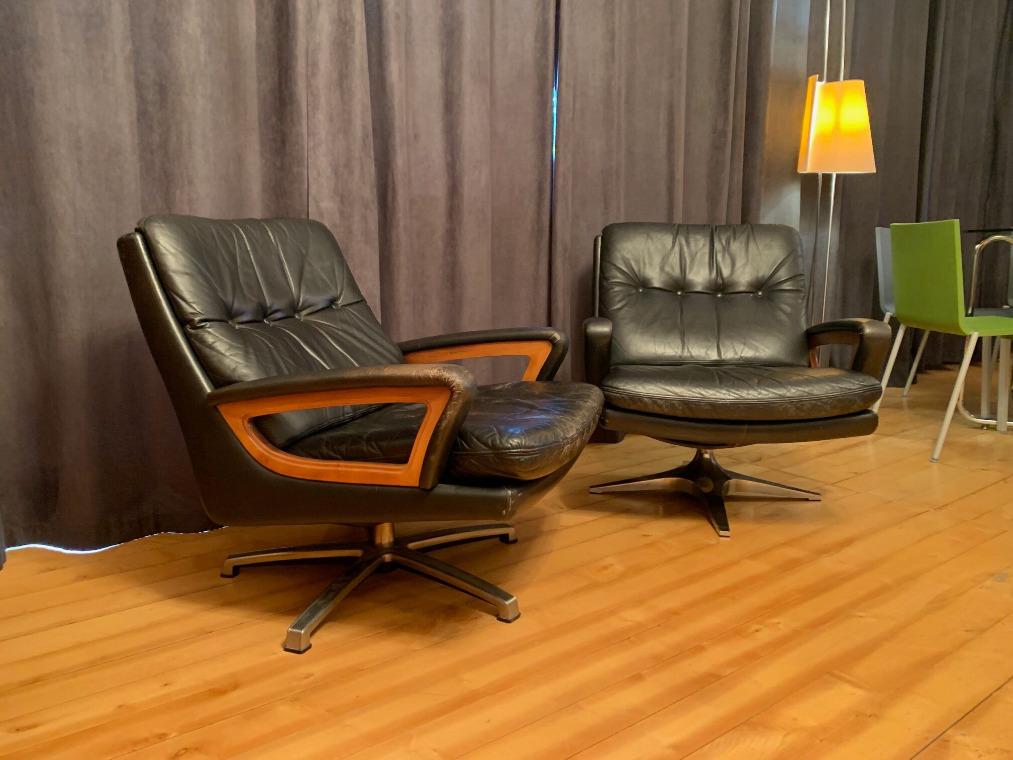 Pair of armchairs by Carl Straub Germany 1960s