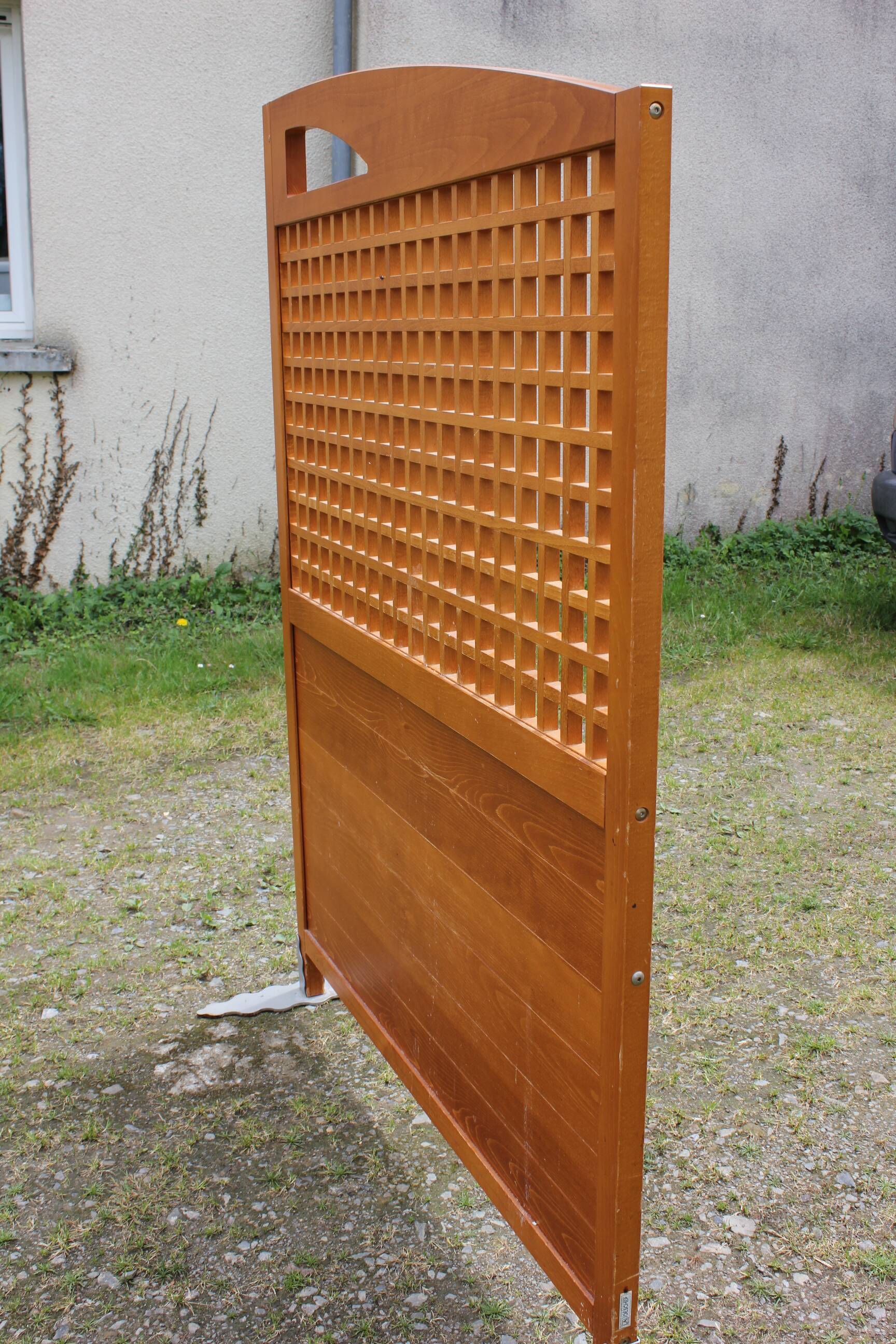 Vintage wooden design room divider Claustra Laudescher