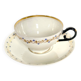 Tasse et sa Sous-Tasse en porcelaine - Vieux Paris - XIXe Siècle