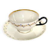 Porcelain cup and saucer - Old Paris - 19th century