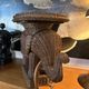 Rattan Elephant table in the style of Vivaï del Sud, Italy 1970