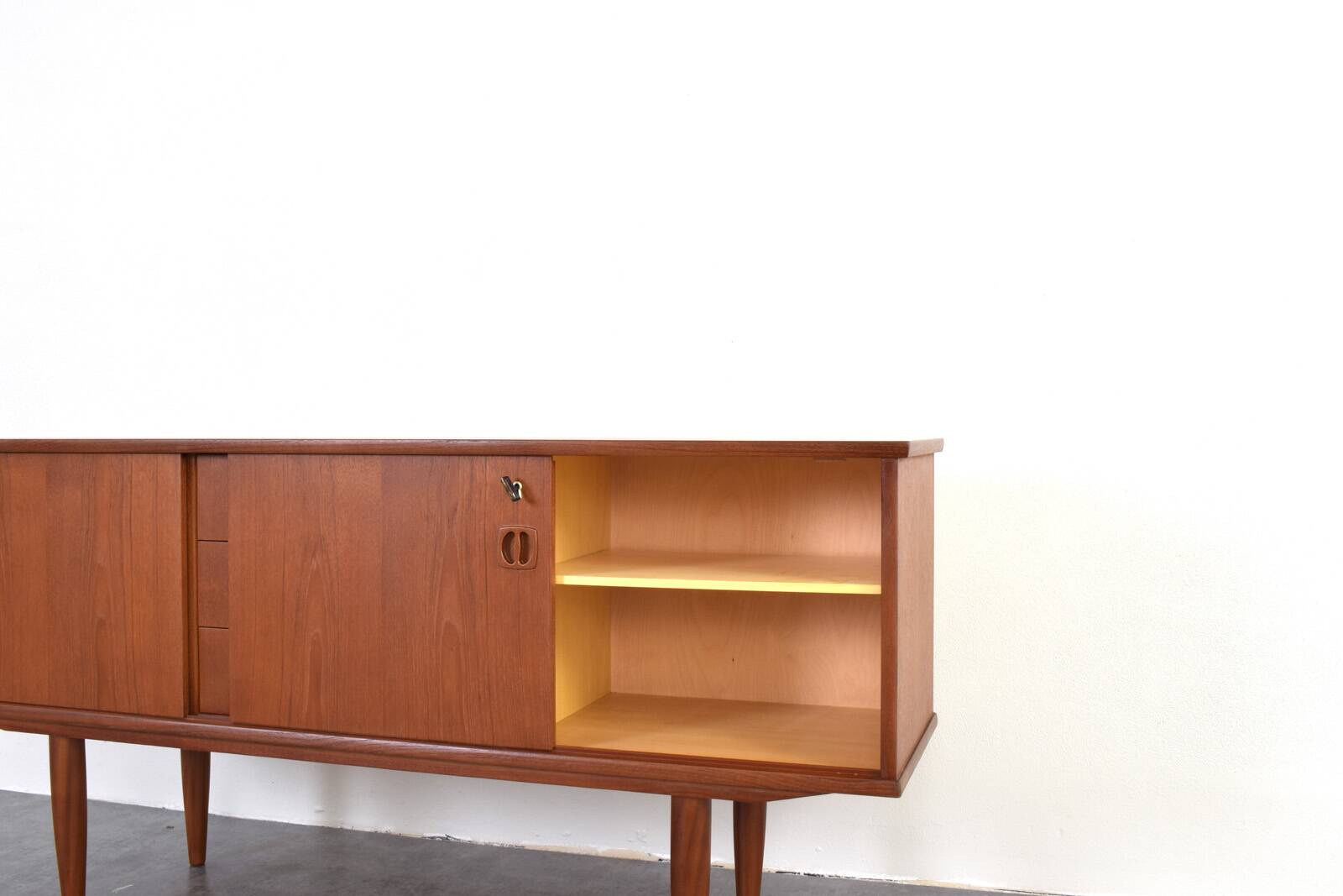 Mid-Century Danish Teak Sideboard, 1960s.