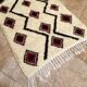 Small Moroccan Azilal rug, authentic vintage Moroccan Berber rug