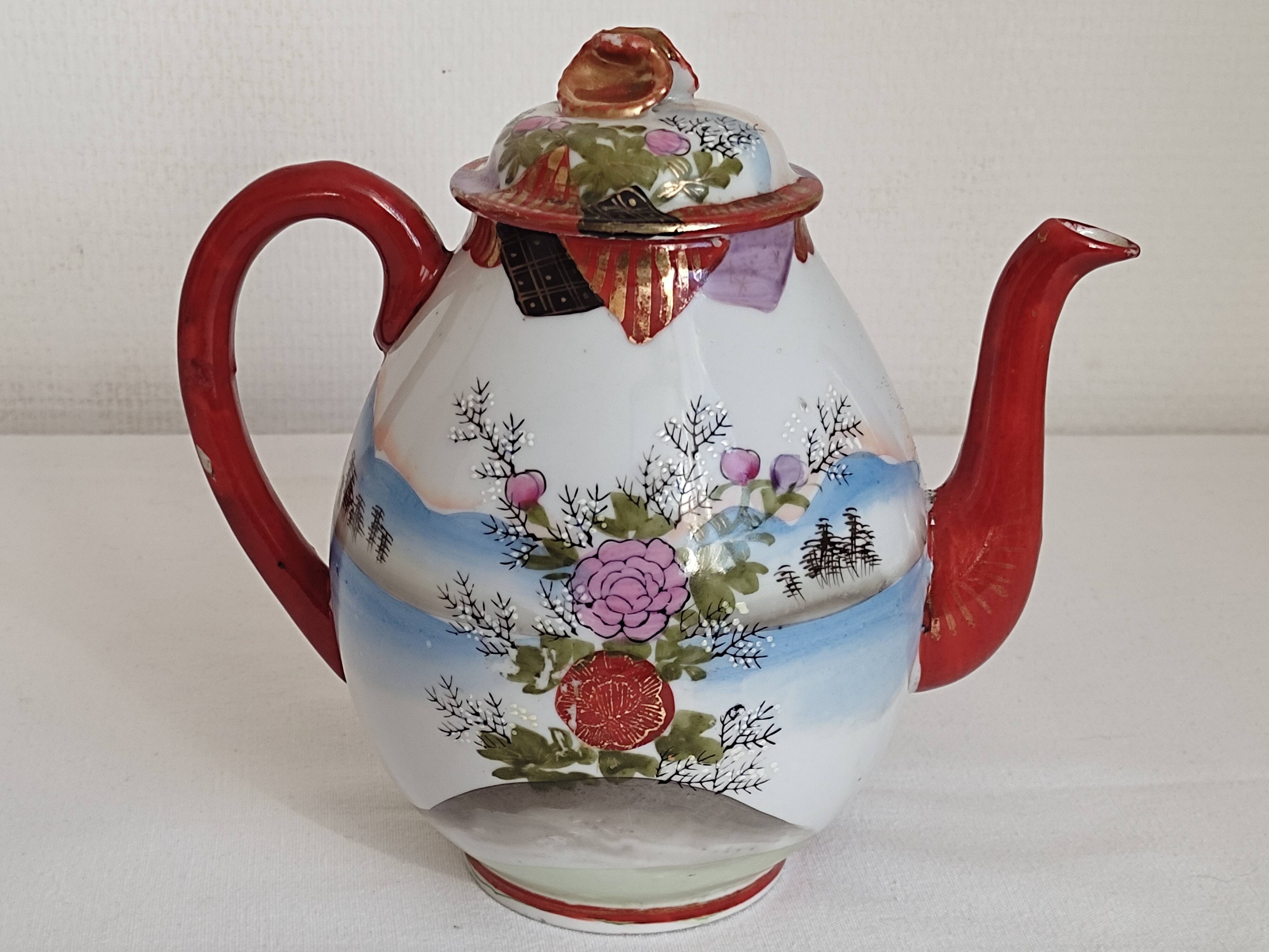 Satsuma teapot japan