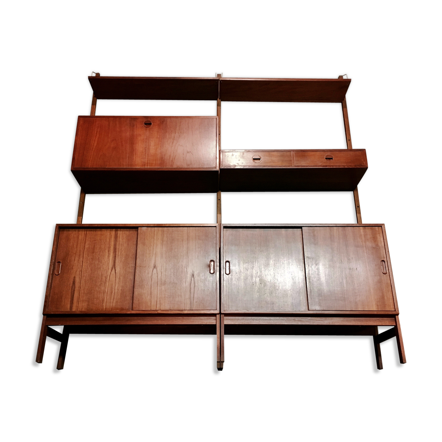 Modulable Shelf Sorensen for H G Mobler Scandinavian 1950.