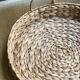 Round top in vintage braided rattan