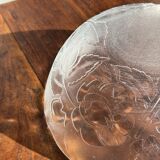 Vintage salad bowl with stylised rose pattern D23 H10