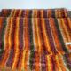 Brown mohair wool blanket/throw by Vian-Tiran.