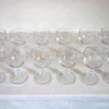 10 verres à eau en cristal de Sèvres, modèle Choiseul