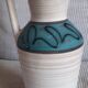 Large vintage ceramic vase signed