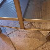 Foldable trolley on wheels