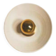 Pitchoun wall lamp in white terracotta