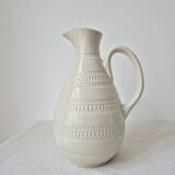 Stoneware Carafe/Vase '1970s "Grespots" - Digoin France Vintage