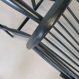 Black Lena Larsson for Nesto rocking chair 1960s