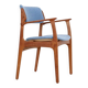Newly upholstered O.D. Møbler / Erik Buck “Type 50” armchair / teak / mid-century / Danish modern design / Erik Buch
