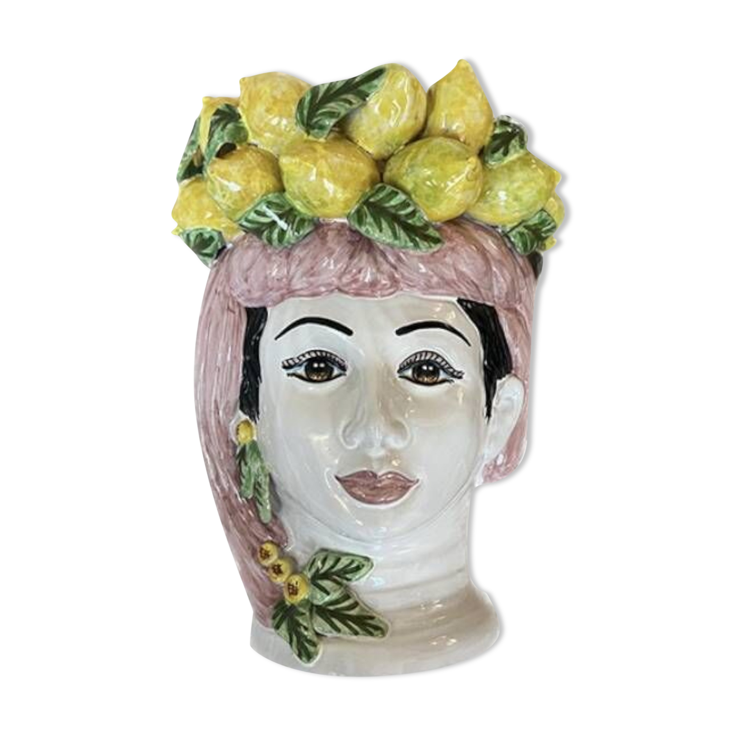 Siciline limoni vase for women, large pink