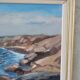 Tage Rudolf Ahlm, Swedish Modern Landscape, huile sur panneau, années 1960, encadré