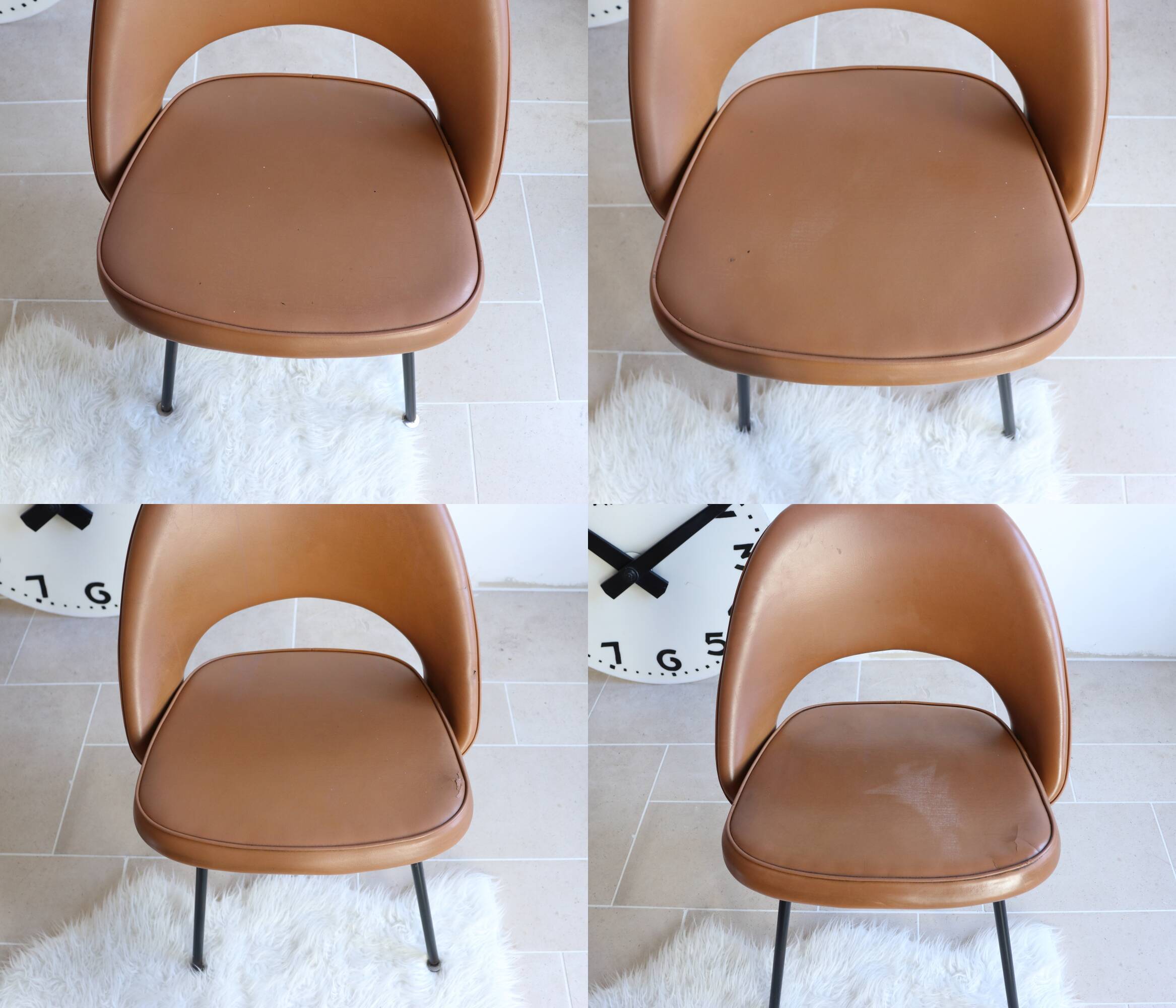 Suite of 4 Conference chairs by Eero Saarinen for Knoll of the 50s