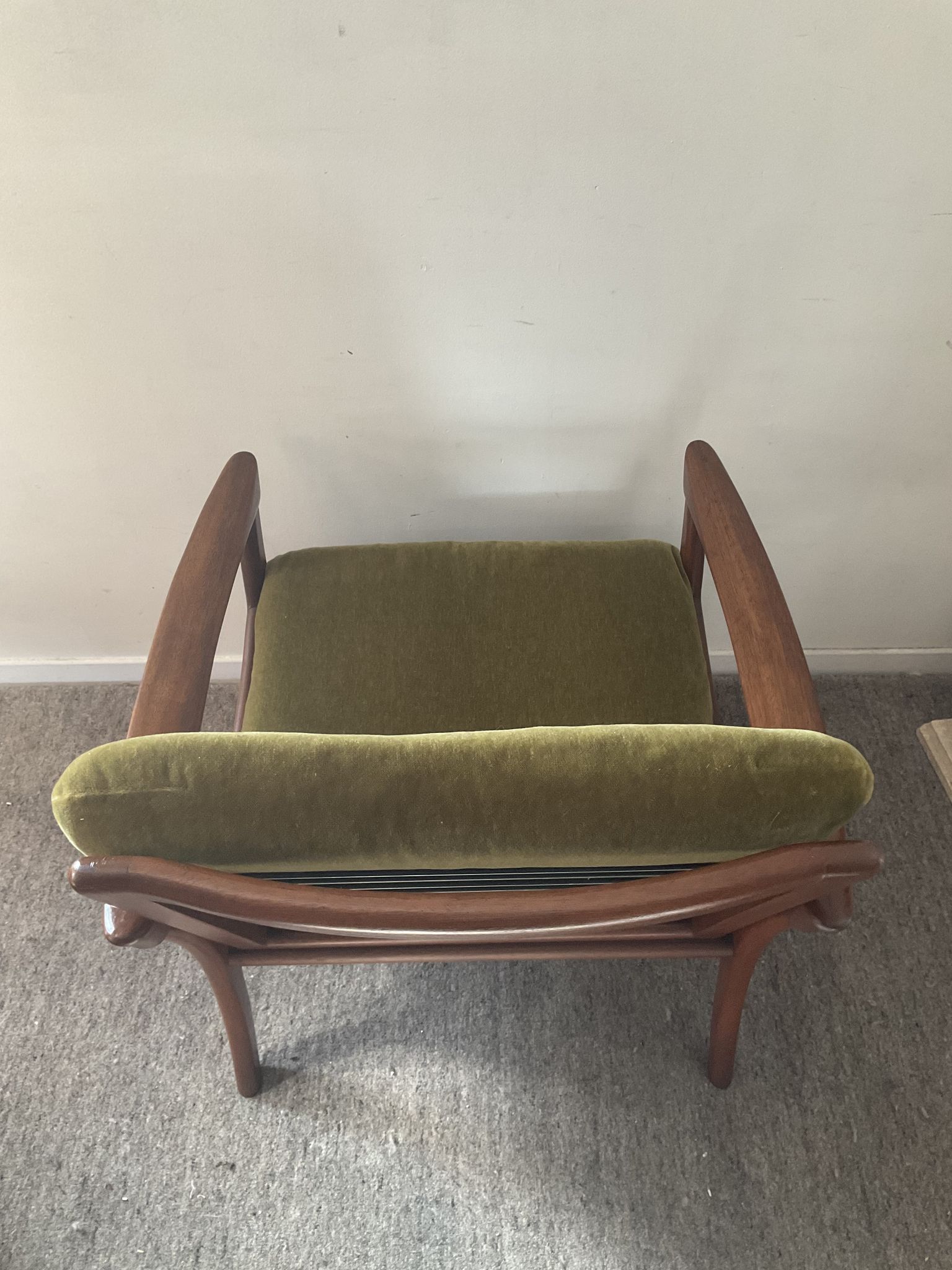 Pair of Scandinavian armchairs De Ster Gelderland in teak 60s