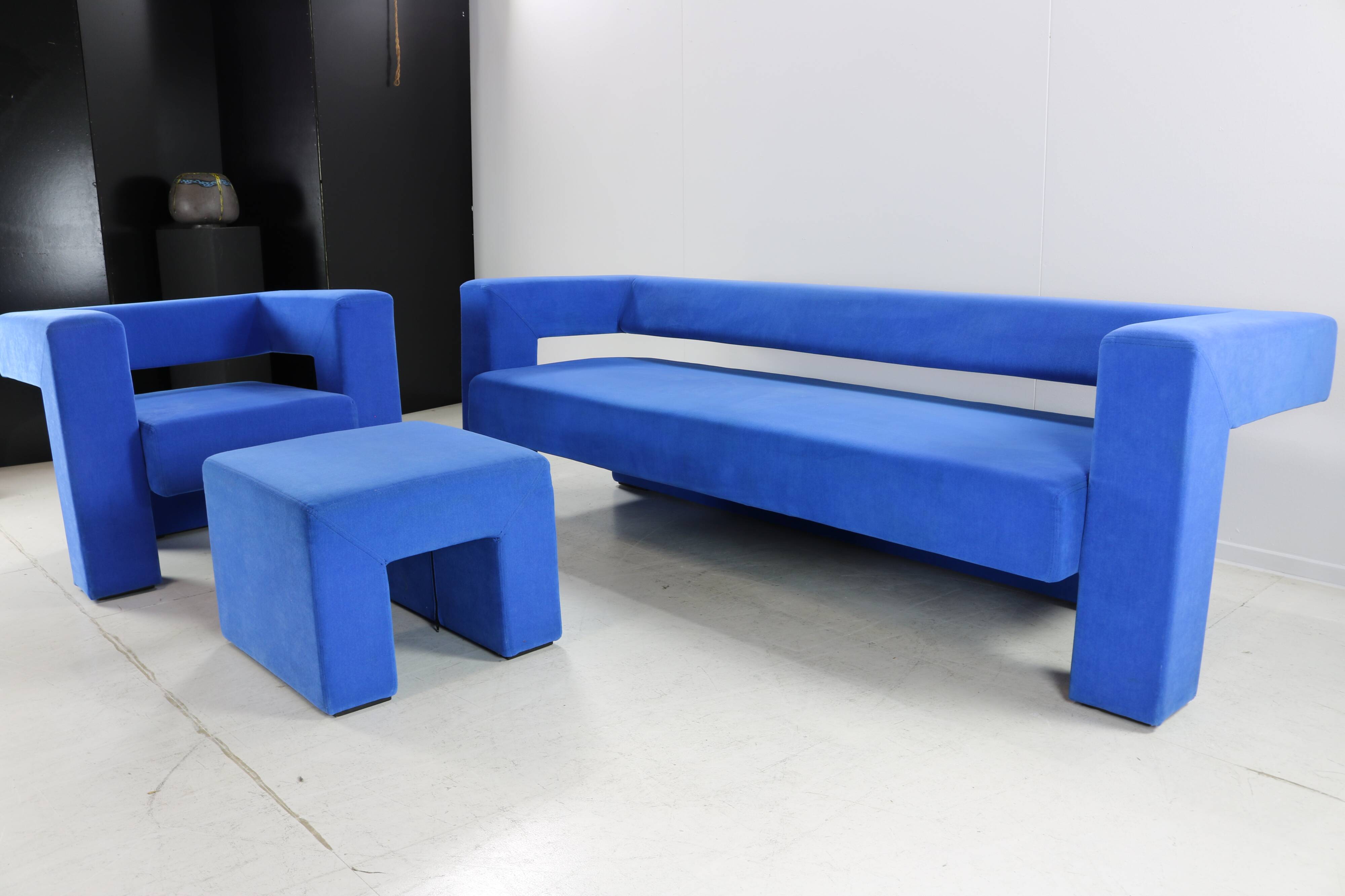 Nineties design seating group by Fabian van Severen for Gelderland