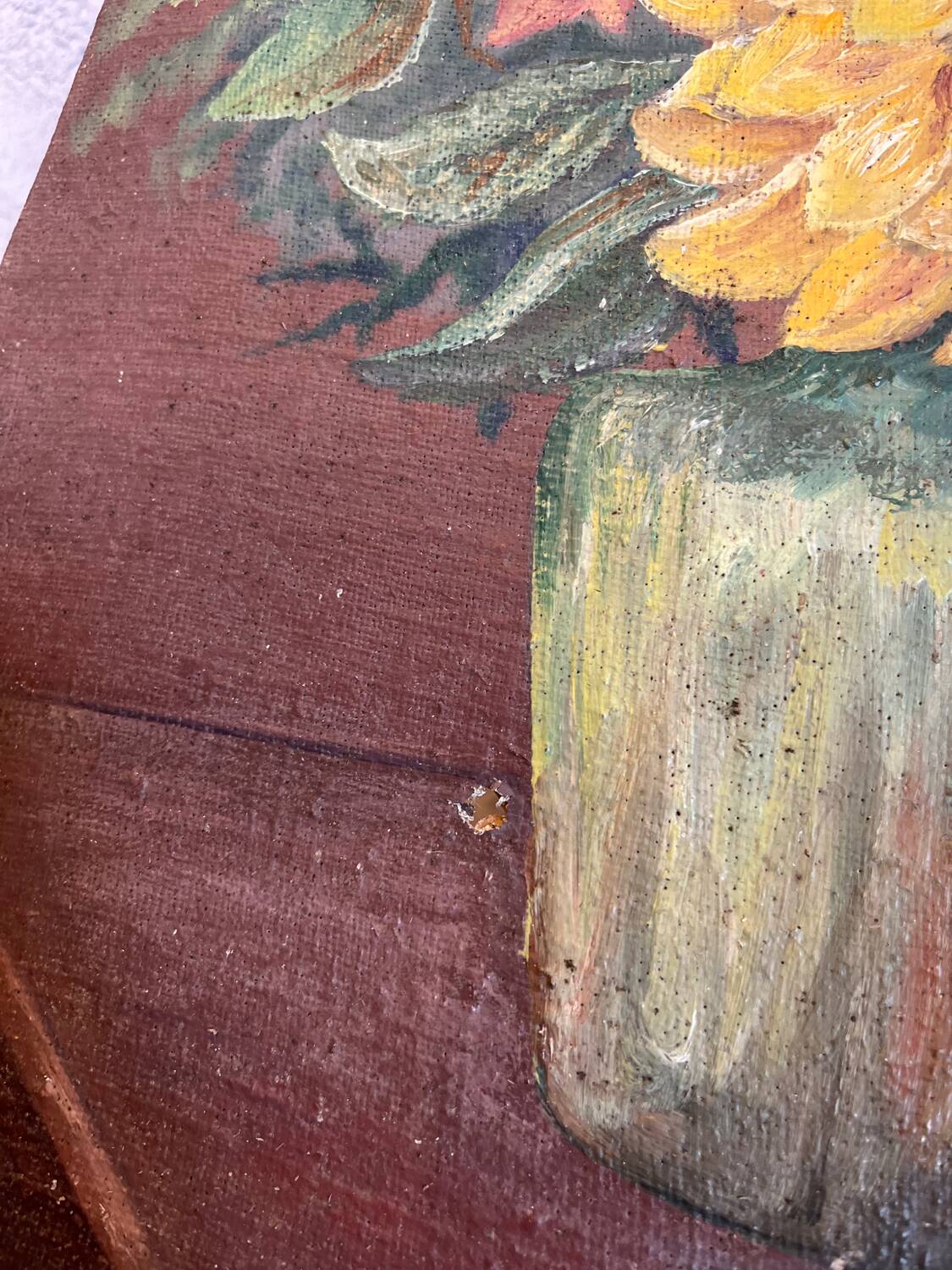 Still life painting signed 1935