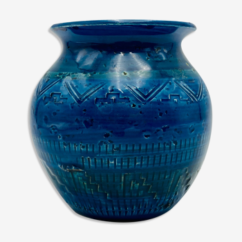 Ceramic vase by Aldo Londi for Bitossi.