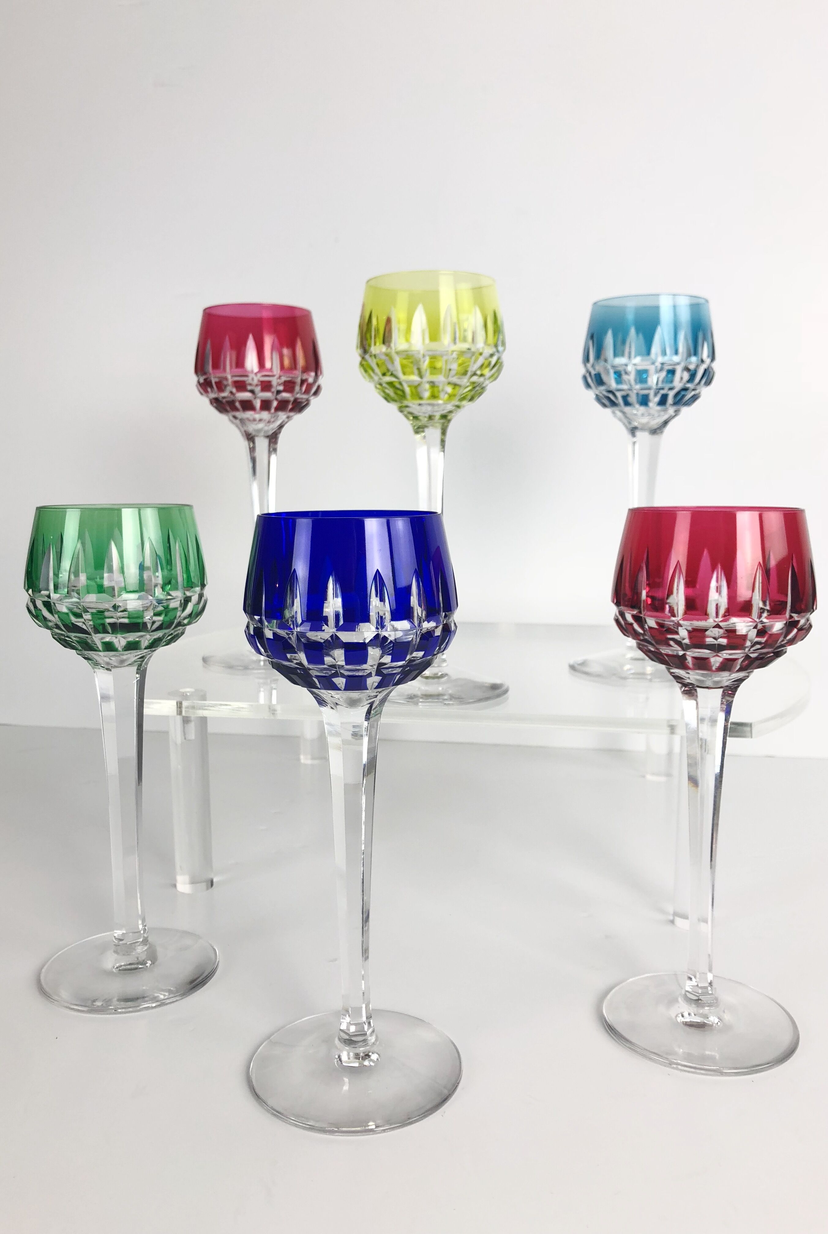 Set of 6 Saint Louis wine glasses