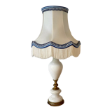 Antique lamp in albaster and brass