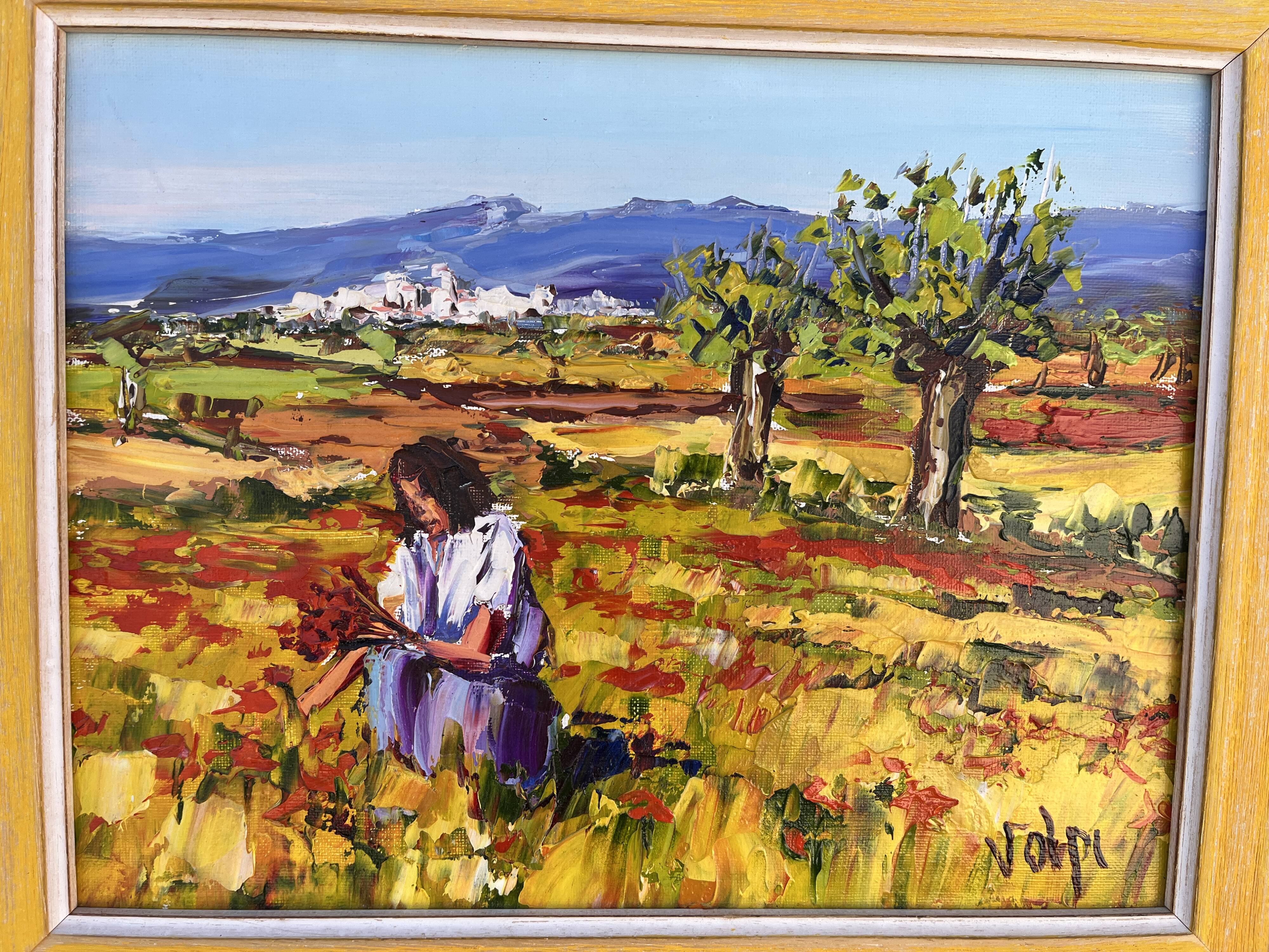 Provençal painting signed Volpi