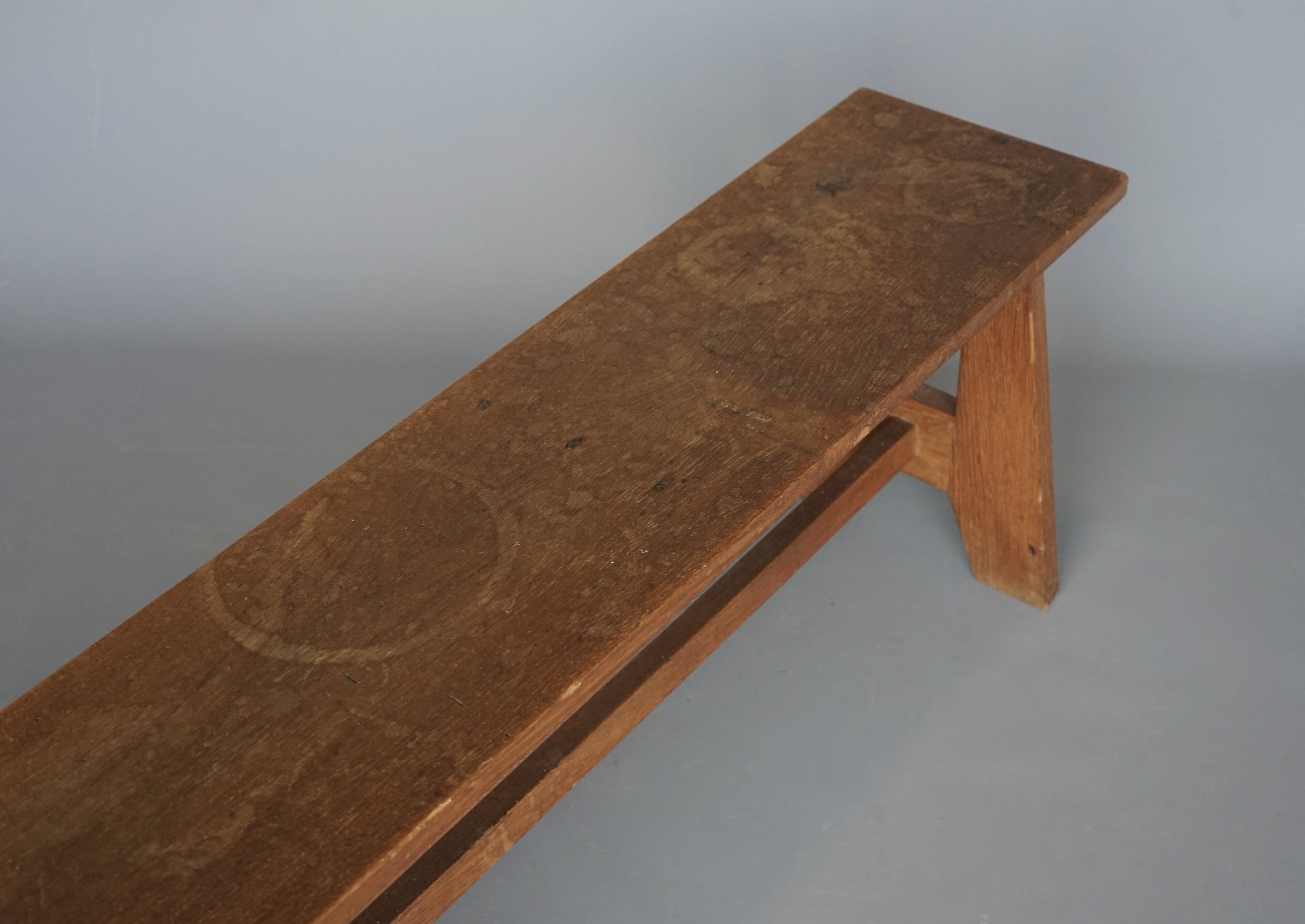 Dutch midcentury Bossche School long Bench