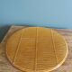 Gien cheese board with wicker straw decor