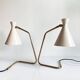 Pair of Italian "cocotte" lamps. 1950s design.