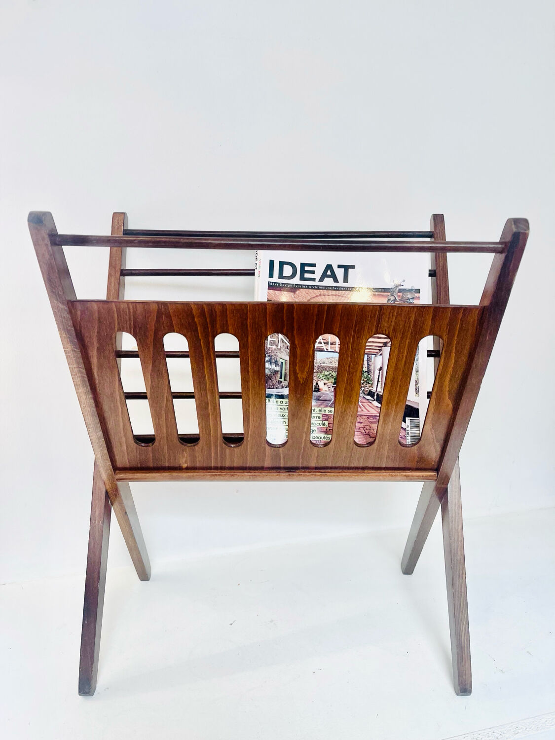Folding magazine rack Cees Braakman – Teak – Netherlands, 1960s