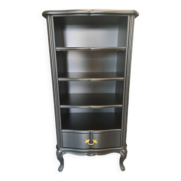 Tosconova black lacquered bookcase