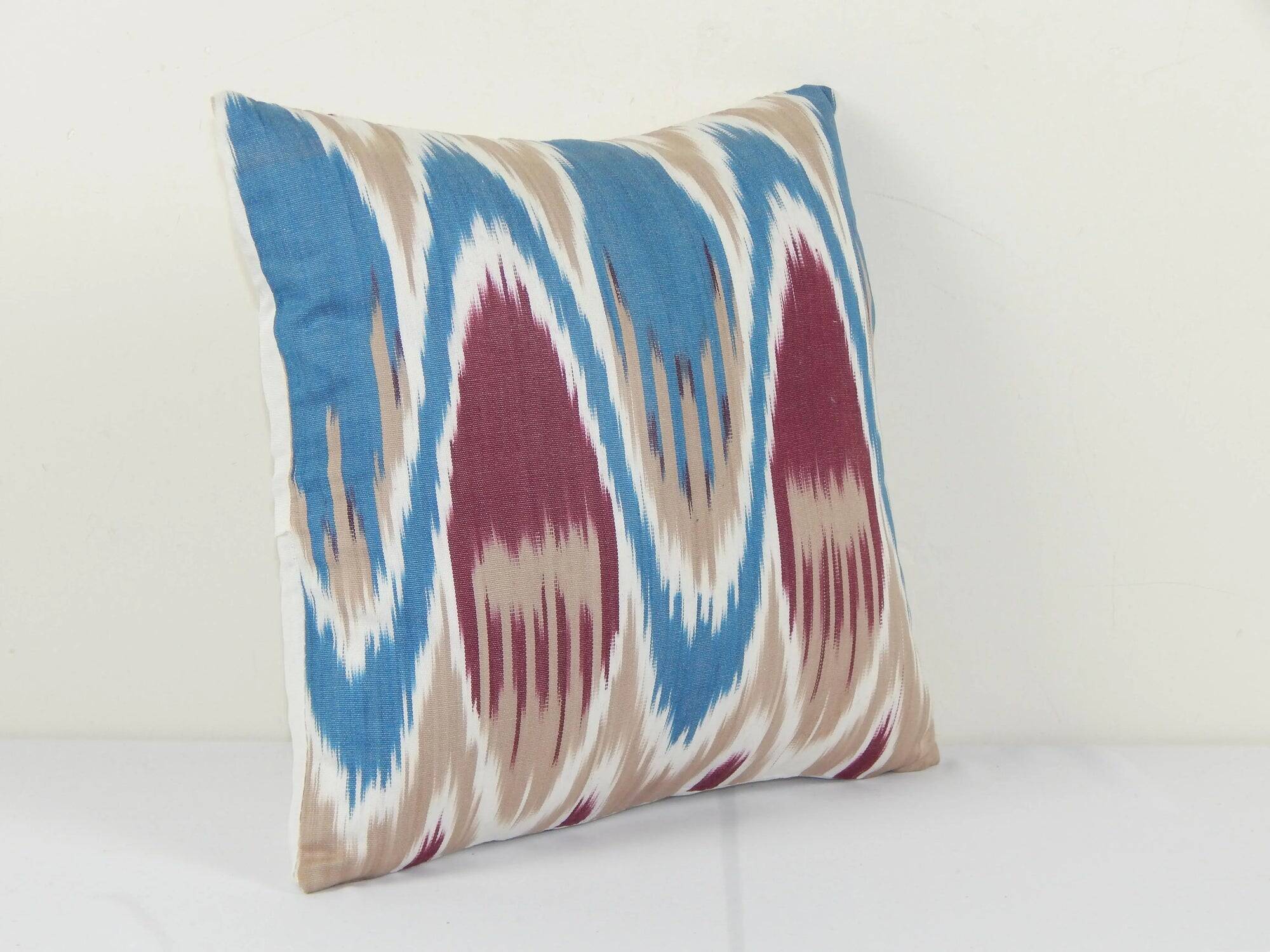 Vintage ikat cushion cover 30x33 cm