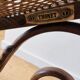 Antique Thonet bentwood rocking chair, original label.
