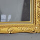 Old frame carved gilded wood 38x32 cm, leafing 26.3x20.3 cm