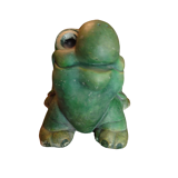 Green turtle in concrete