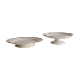 Two cookie dishes